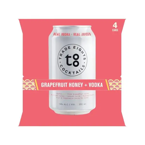 Grapefruit Honey Vodka Cocktail 4pk Cans 3