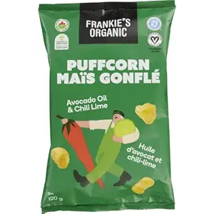 Organic Avocado Oil & Chili Lime Puffcorn, 120 GR