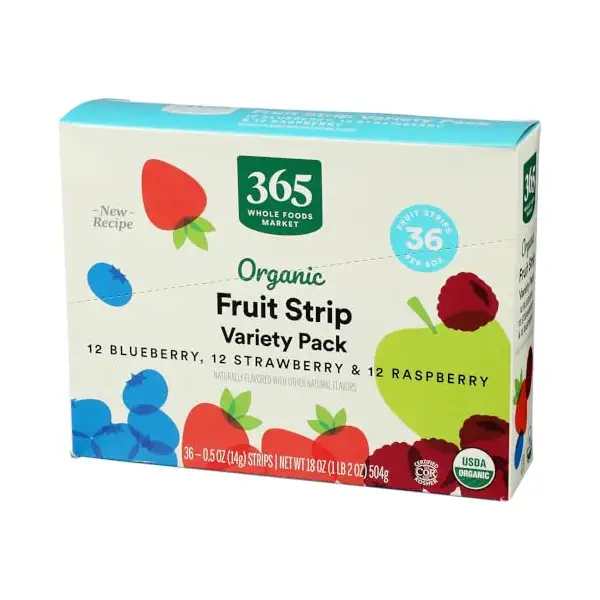 Organic Variety Pack Fruit Strip Multipack, 0.5 OZ 2