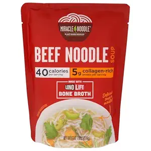 Bone Broth Beef Noodle Soup, 7.6 OZ