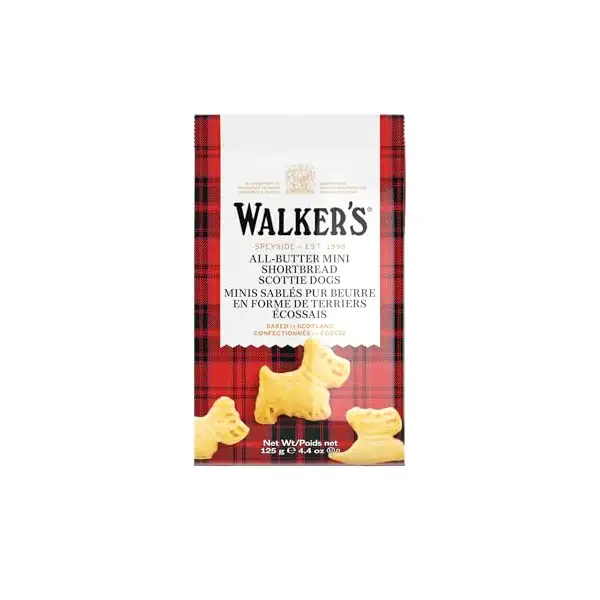 PURE BUTTER SHORTBREAD COOKIES MINI SCOTTIE DOGS BAG 1