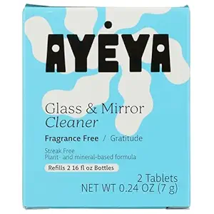 Fragrance Free Glass & Mirror Cleaner Tablets, 0.24 OZ