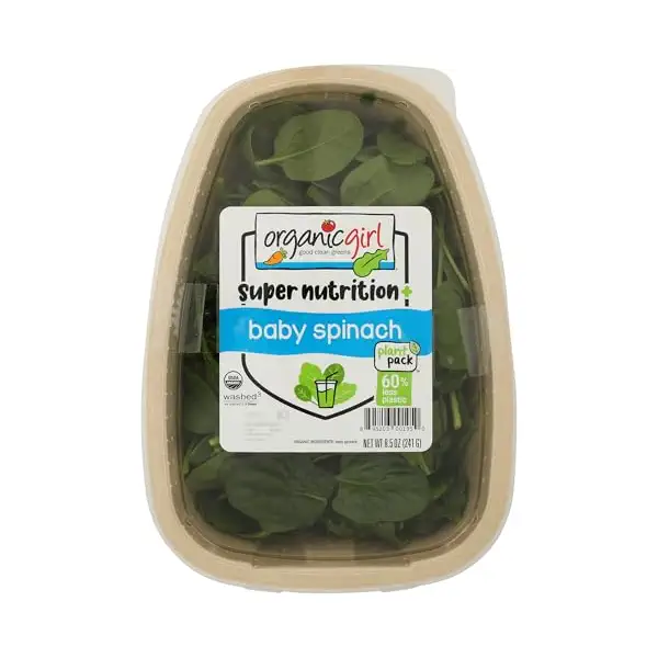 Organic Baby Spinach, 8.5 OZ 1