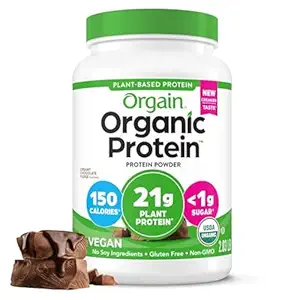 Organic Plant Based Protein Powder Choc Fudge, 32.4 OZ