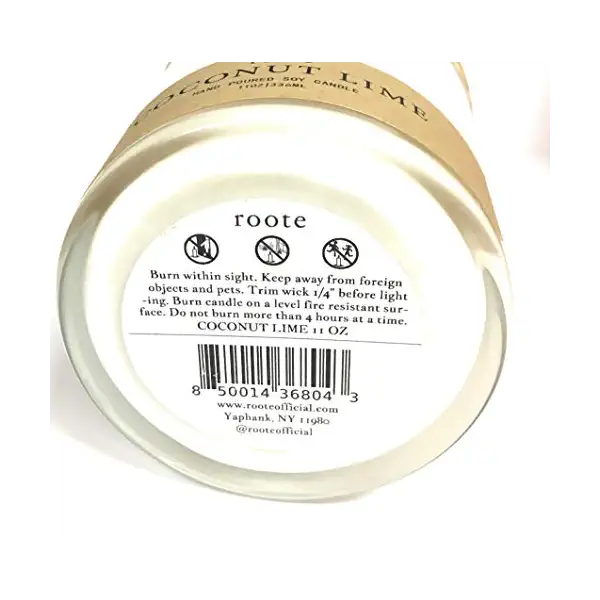 Coconut Lime Soy Candle White Tumbler 3