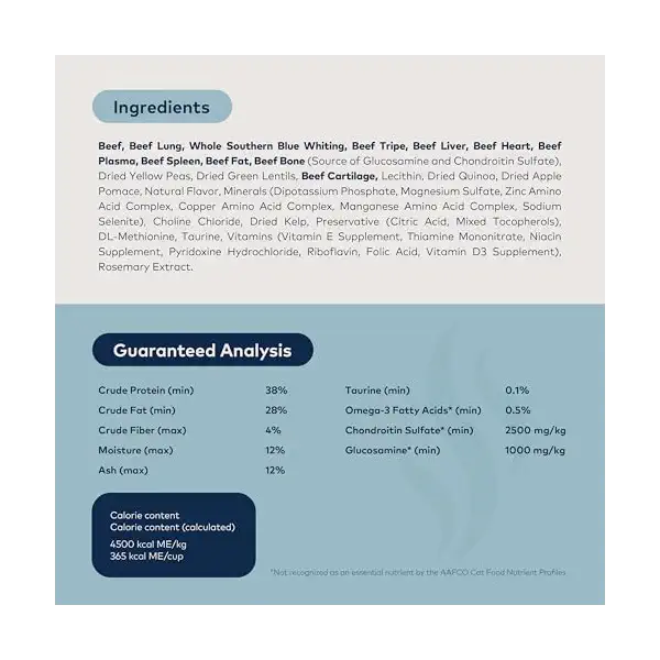 Steam Dried Chicken Whole Mackerel Cat Kibble, 16 OZ 5