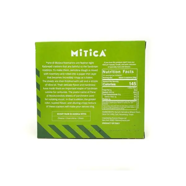 Pane Di Musica Rosemary Crackers, 3.52 OZ 4