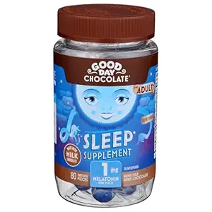 Milk Chocolate Adult Sleep Supplement 1MG, 80 CT