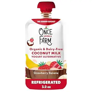 Organic Strawberry Banana Coconut Milk Yogurt, 3.2 OZ