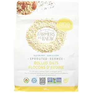 Organic Sprouted Rolled Oats, 680 GR