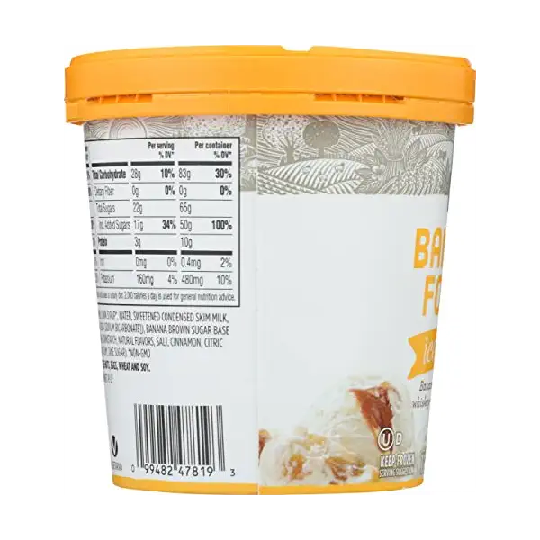 Bananas Foster Ice Cream, 1 PT 6