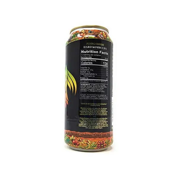 Mango Coconut Hard Kombucha 16fz Can Sgl, 16 FZ 2