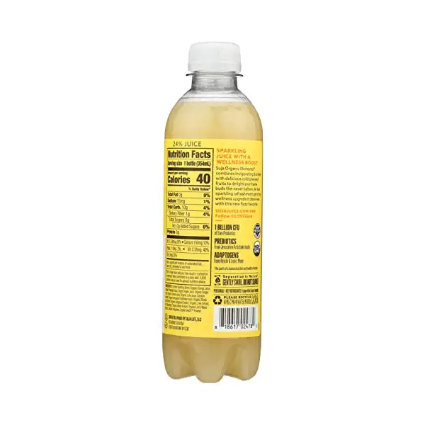 Organic Ginger Citrus Cold-Pressed Sparkling Juice, 12 FZ 3