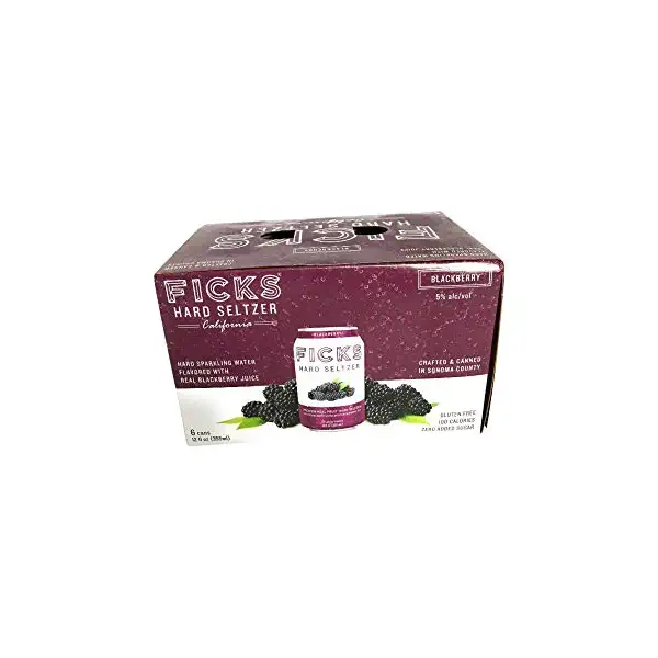 Blackberry Hard Seltzer 6pk Can, 12 FZ 1