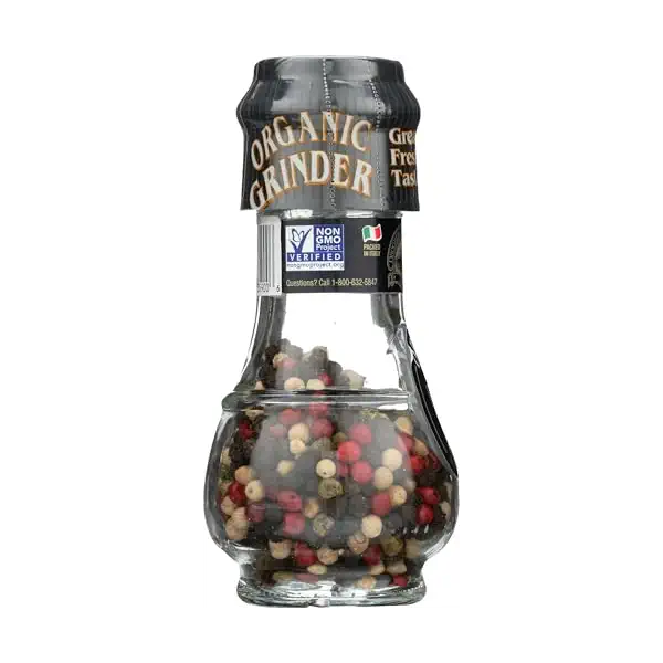 Organic 4 Seasons Peppercorns Mill, 1.24 oz 5