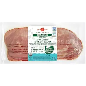 Organic Hickory Smoked Uncured Turkey Bacon, 8 OZ