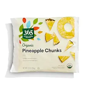 365 by Whole Foods Market, Organic Pineapple Chunks, 10 Ounce
