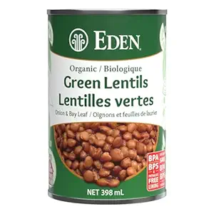 Organic Green Lentils with Onion & Bay Leaf, 13.46 OZ