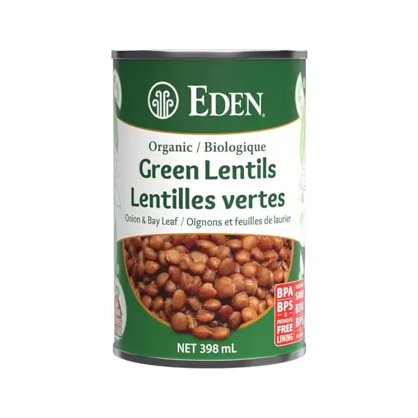 Organic Green Lentils with Onion & Bay Leaf 1