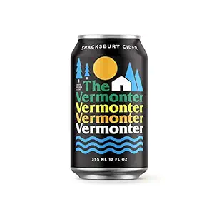 Vermonter Hard Cider 4pk Cans, 12 FZ