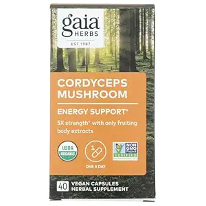 Organic Cordyceps Mushroom 40 Count, 40 CT