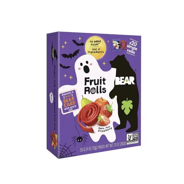 Halloween Strawberry Fruit Rolls, 7.05 OZ 1