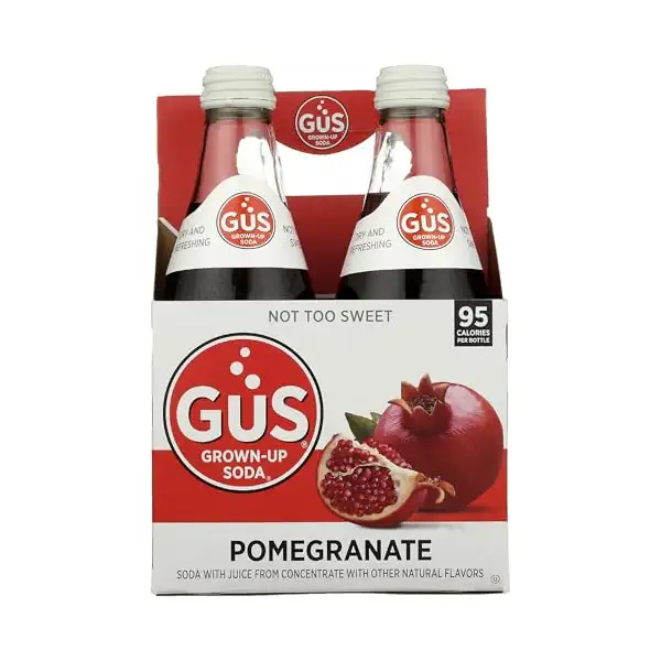 Dry Pomegranate Lightly Sweetened Soda (4 pk) 2
