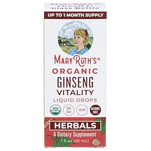 Organic Ginseng Vitality Herbal Drops, 1 FZ
