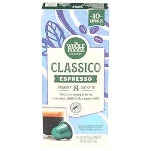 Classico Espresso Coffee Capsules 10 Count, 1.8 OZ