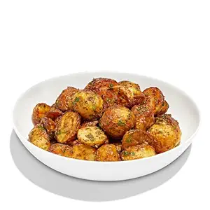 Roasted Fingerlings with Garlic & Parsley