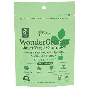 Wondergreens Green Apple Gummies, 10 CT