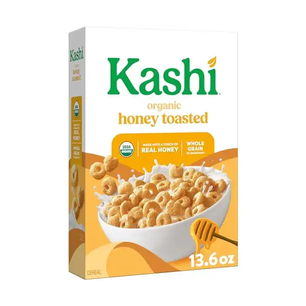 Organic Shapes And Flakes Honey Toasted Cereal, 13.6 OZ 1