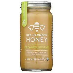 Organic Eucalyptus Raw Creamed Honey, 12 OZ