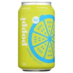 Lime Ginger Prebiotic Soda, 12 FZ