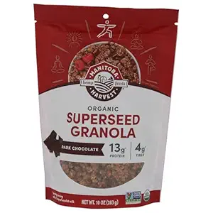 Organic Dark Chocolate Hemp Yeah! Granola, 10 OZ