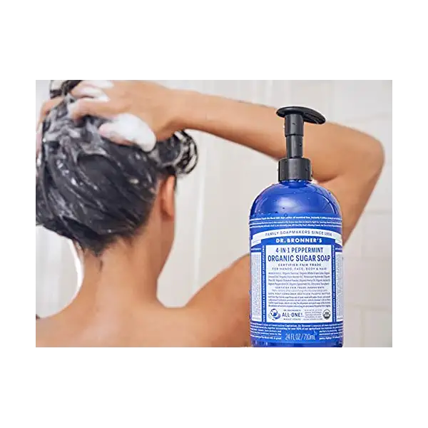 Organic Peppermint Pump Soap 2