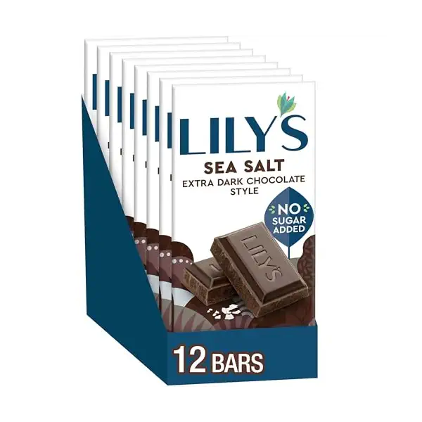Stevia Sweetened Sea Salt Chocolate Bar, 2.8 OZ 1