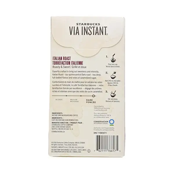 Via Instant Italian Dark Roast Ground Coffee 2