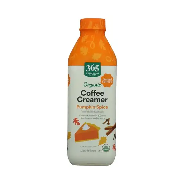 Organic Pumpkin Spice Coffee Creamer, 32 FZ 3