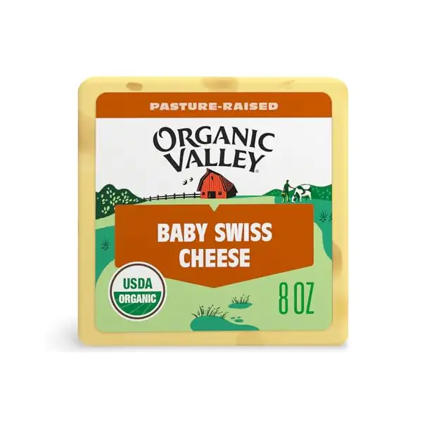 Organic Baby Swiss, 8 OZ 1