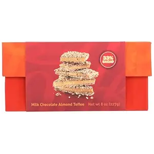 Milk Chocolate Almond Toffee, 8 OZ