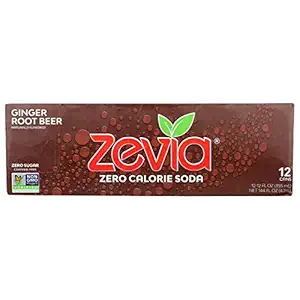 Zero Calorie Ginger Root Beer Soda 12 Pack, 12 FZ