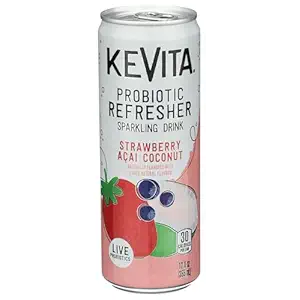 Organic Acai Coconut Probiotic Refresher, 12 FZ