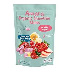 Organic Mixed Red Berries Yogurt Snack Smoothie Melts, 1 OZ