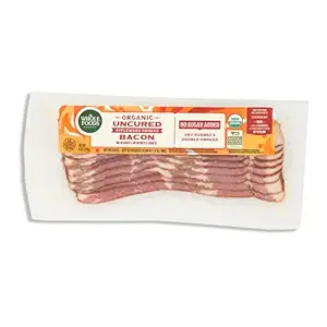 Organic Pork Bacon No Sugar Added, 8 OZ