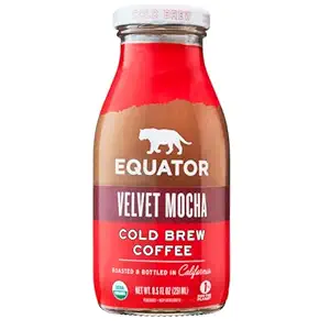 Equator Coffee Organic Velvet Mocha Cold Brew Coffee, 8.5 FZ