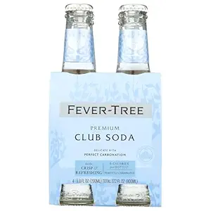 Spring Water Club Soda 4pk, 6.8 FZ