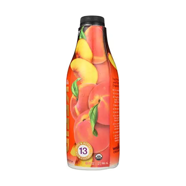 Organic Whole Milk Peach Kefir, 32 FZ 6