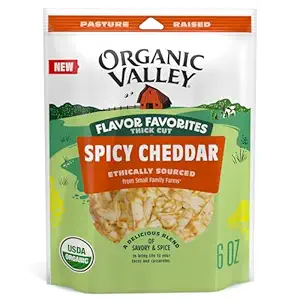 Organic Spicy Shredded Cheddar, 6 OZ