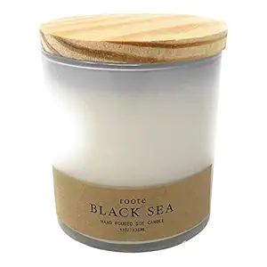 Black Sea Soy Candle White Tumbler, 8 OZ